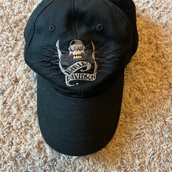 Harley-Davidson Black Embroidered Hat - Picture 1 of 4